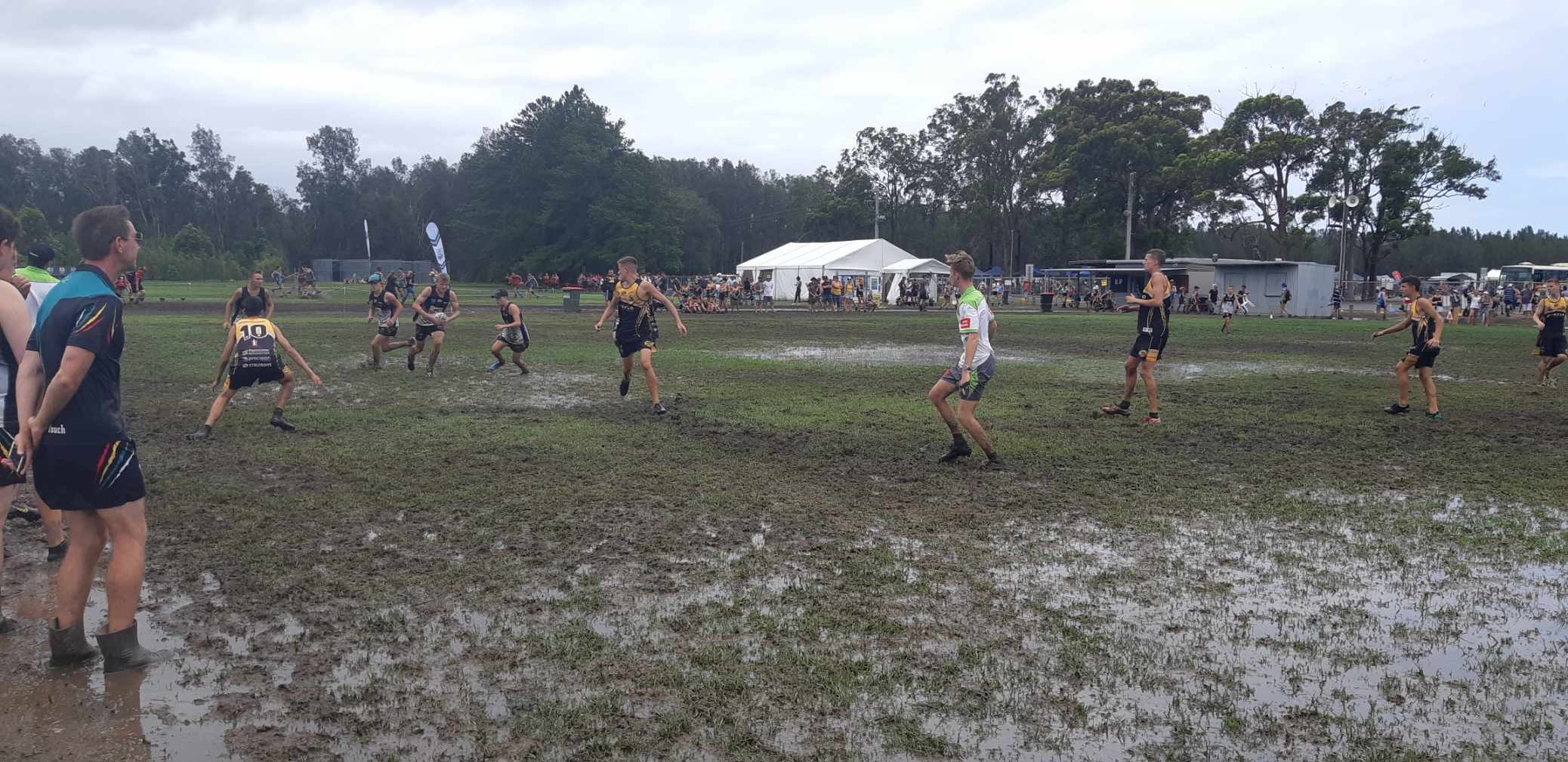 Kids Playing in the wet